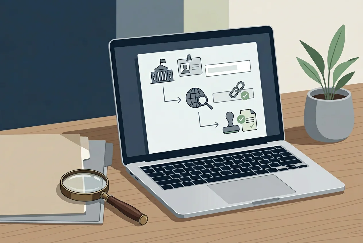 Online casino licence check workflow using an official register and source checklist